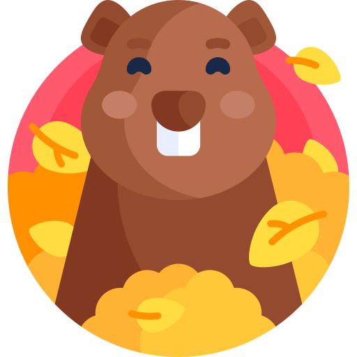 dia de la marmota Detailed Flat Circular Flat icono