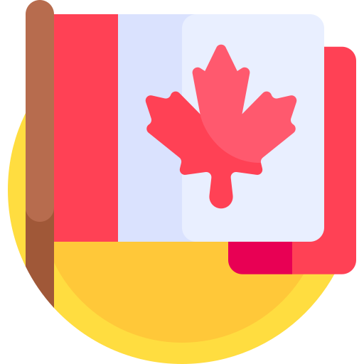 Канада Detailed Flat Circular Flat иконка