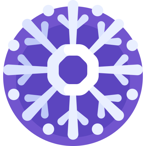 copo de nieve Detailed Flat Circular Flat icono