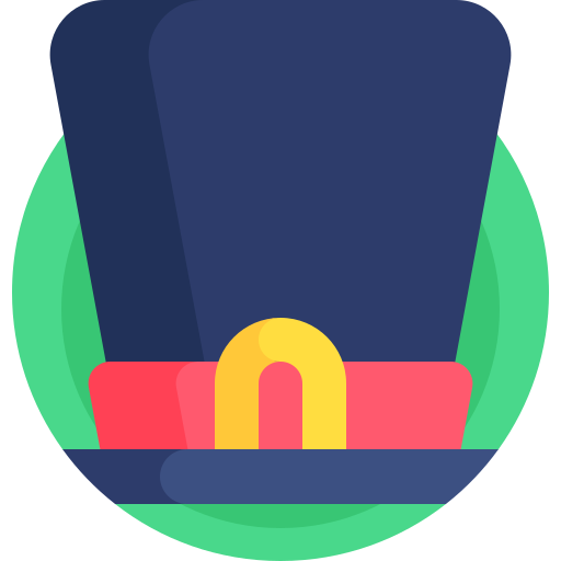 Top hat Detailed Flat Circular Flat icon