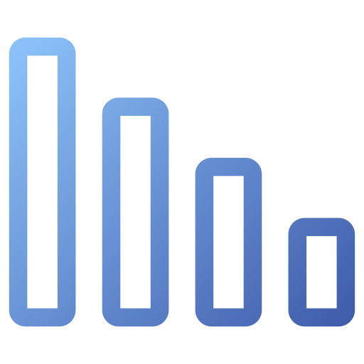 statystyczny Generic gradient outline ikona