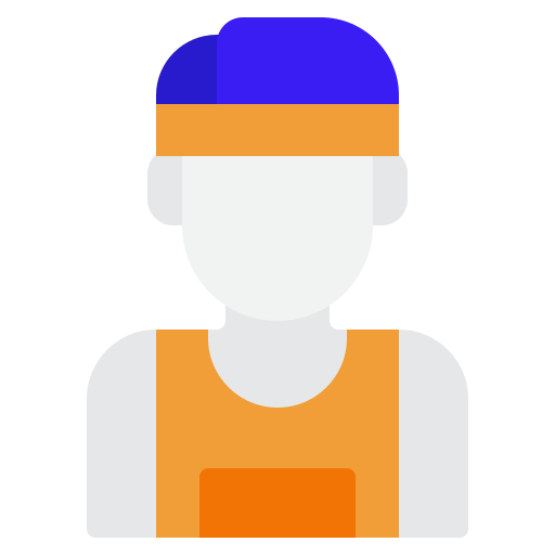 Athlete Generic color fill icon