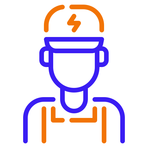 elektricien Generic color outline icoon