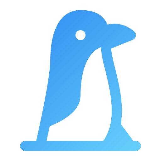 pingwin Generic gradient fill ikona
