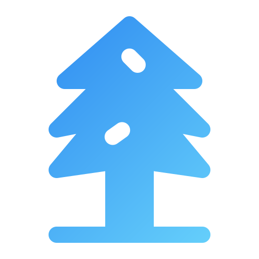 Pine tree Generic gradient fill icon