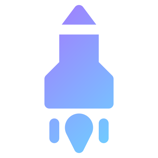 ミサイル Generic gradient fill icon