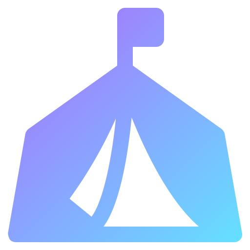 tent Generic gradient fill icoon