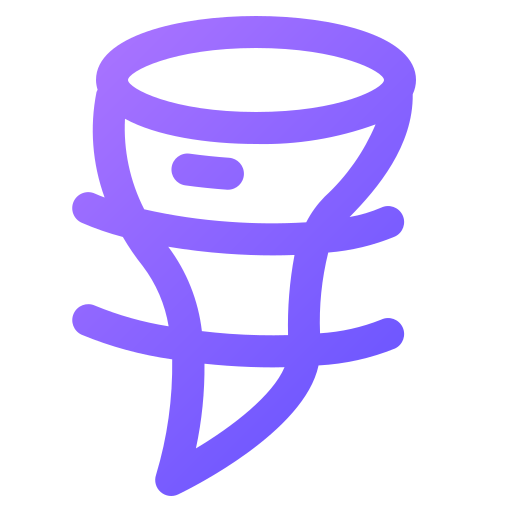 竜巻 Generic gradient outline icon