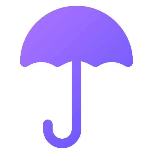 guarda-chuva Generic gradient fill Ícone