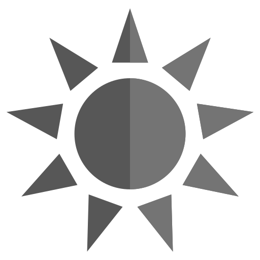 słońce Generic color fill ikona