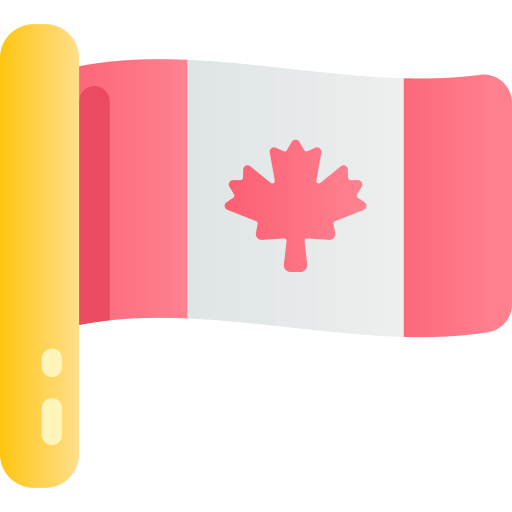 カナダ Kawaii Star Gradient icon