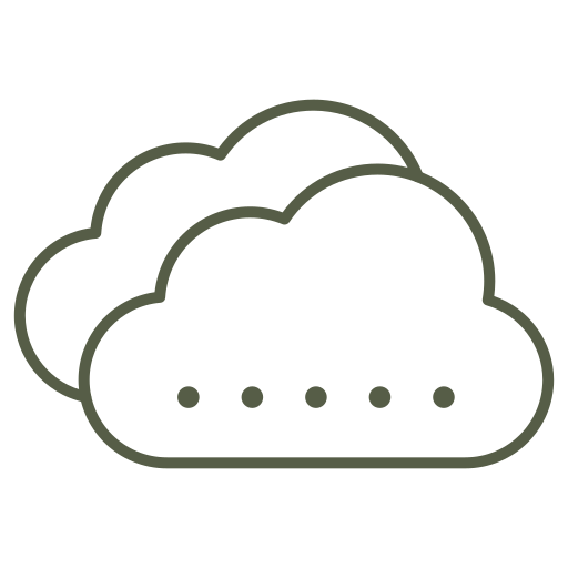 Cloud computing Generic color outline icon