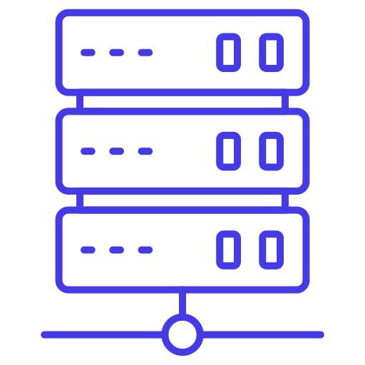 server Generic color outline icon