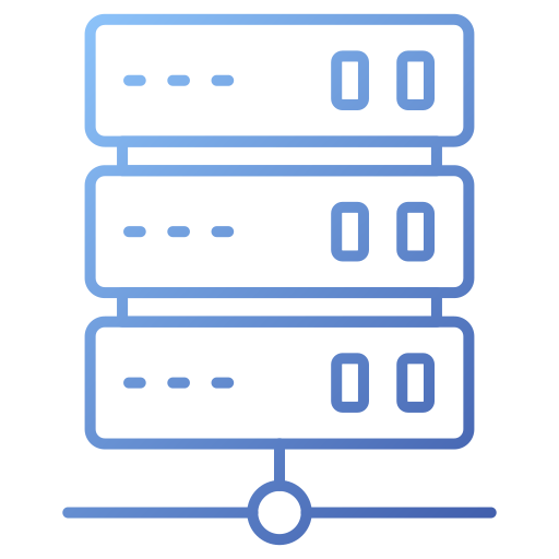 Server Generic gradient outline icon