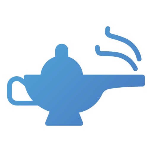 Magic lamp Generic gradient fill icon