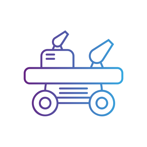 Space car Generic gradient outline icon