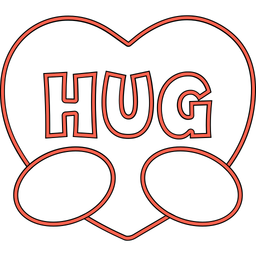 Hug Generic color lineal-color icon
