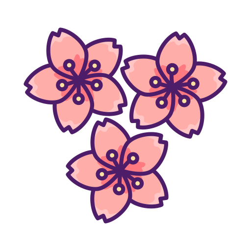 Cherry blossom Generic color lineal-color icon
