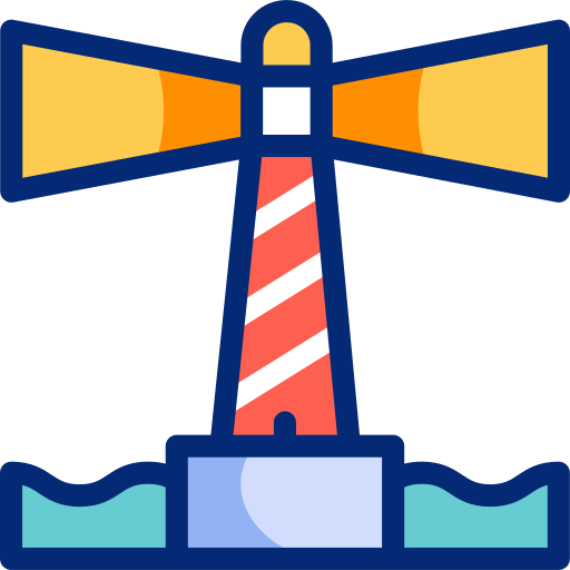 latarnia morska Basic Accent Lineal Color ikona