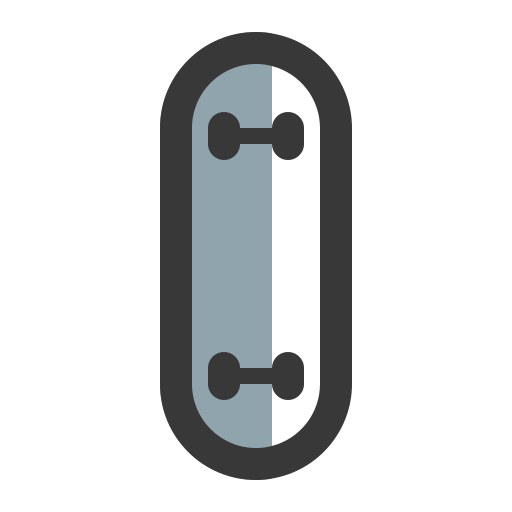 Skateboard Generic color lineal-color icon