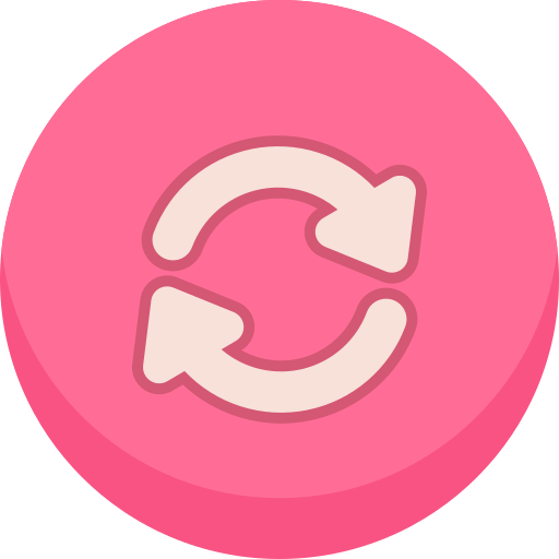 Rotation Generic color fill icon