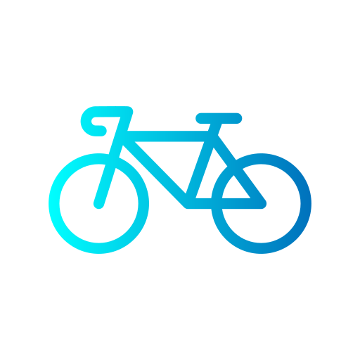 bicicletta Generic gradient outline icona