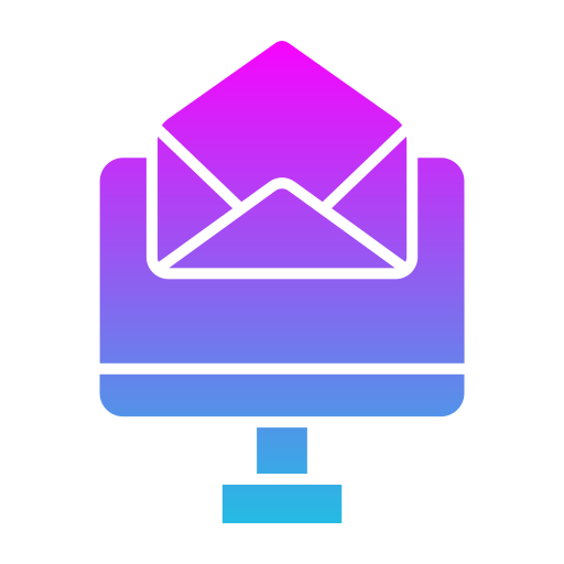 e-mail Generic gradient fill icoon