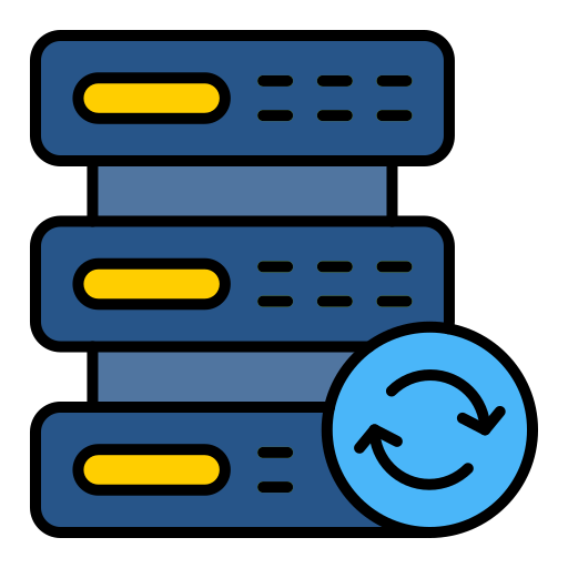 server-backup Generic color lineal-color icon