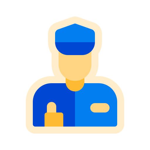 Security guard Generic color fill icon