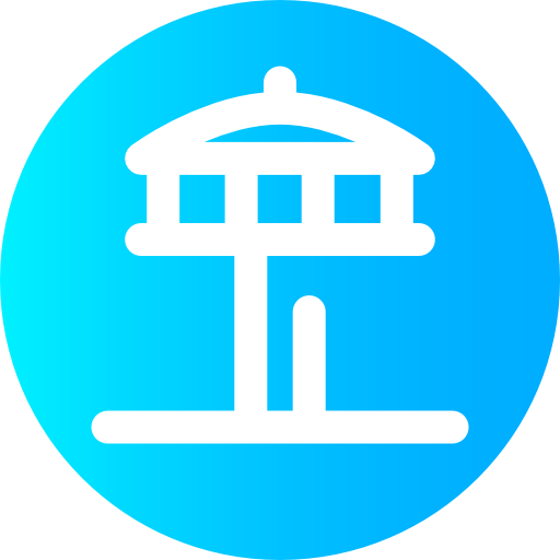 Control tower Super Basic Omission Circular icon