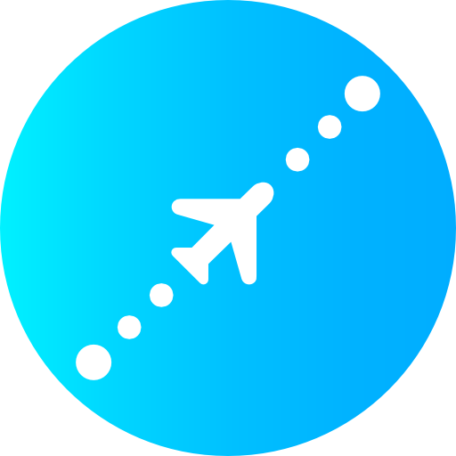 vuelo Super Basic Omission Circular icono