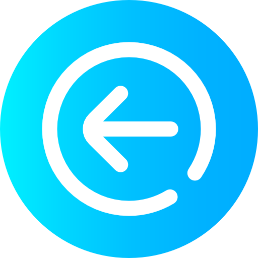 Left Super Basic Omission Circular icon