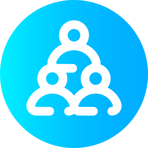 teamwerk Super Basic Omission Circular icoon