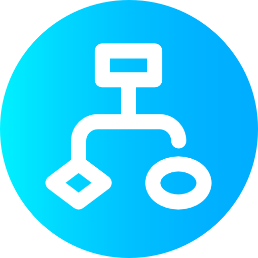 Flowchart Super Basic Omission Circular icon
