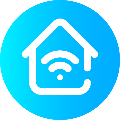casa inteligente Super Basic Omission Circular icono