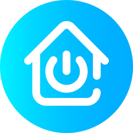 intelligentes zuhause Super Basic Omission Circular icon