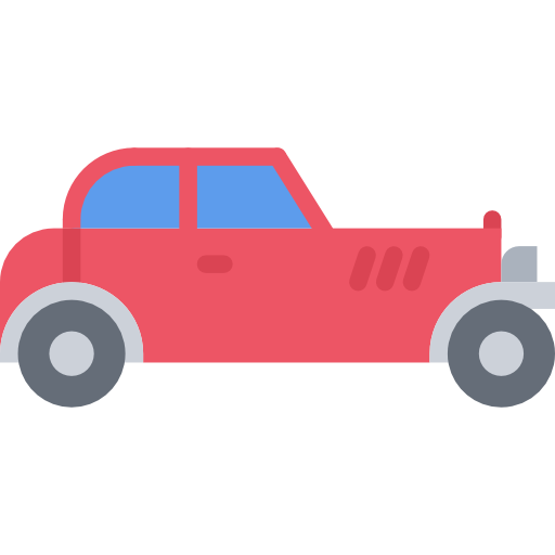 車 Coloring Flat icon