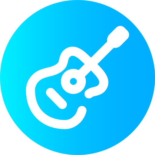 gitara Super Basic Omission Circular ikona