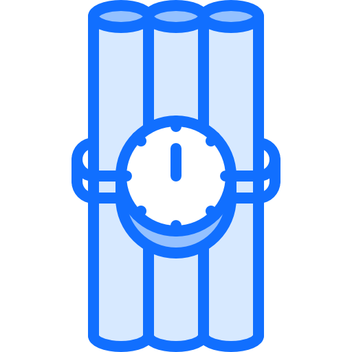 bombe Coloring Blue icon