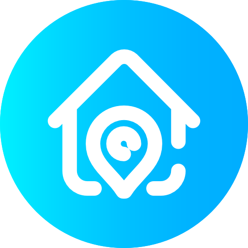 住所 Super Basic Omission Circular icon
