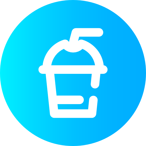 Milkshake Super Basic Omission Circular icon