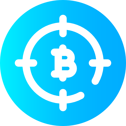 bitcoin Super Basic Omission Circular icoon