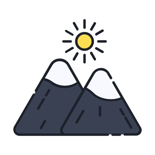Mountain Generic color lineal-color icon