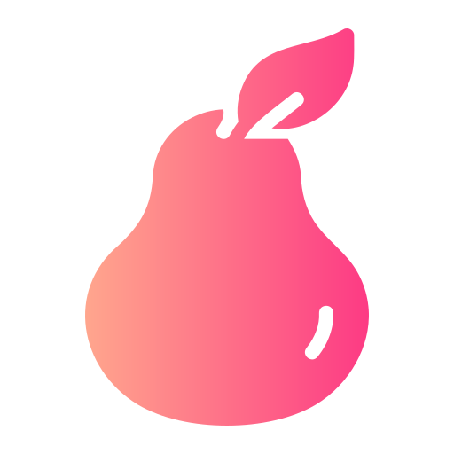Pear Generic gradient fill icon
