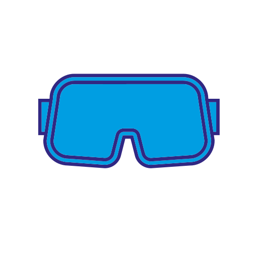 skibrille Generic color lineal-color icon