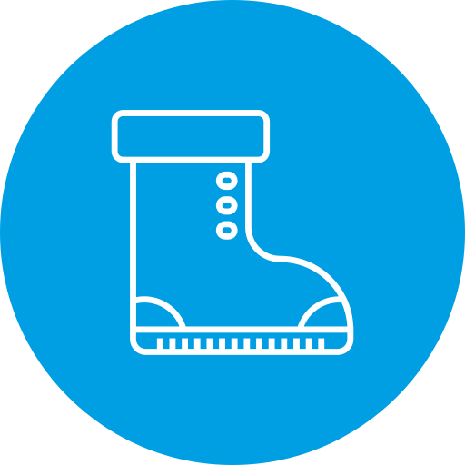 Snow boots Generic color fill icon