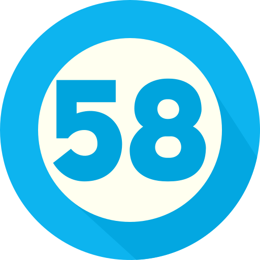 Fifty eight Generic color fill icon