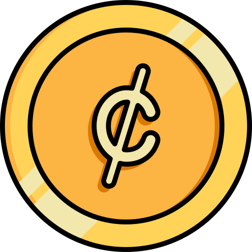 Cent Generic color lineal-color icon