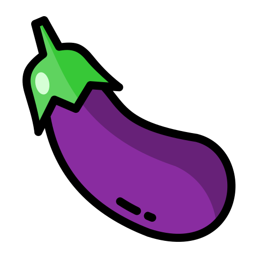Eggplant Generic color lineal-color icon
