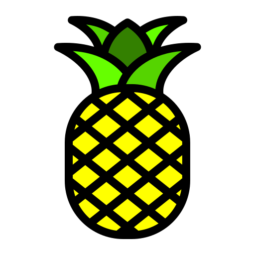 ananas Generic color lineal-color Icône